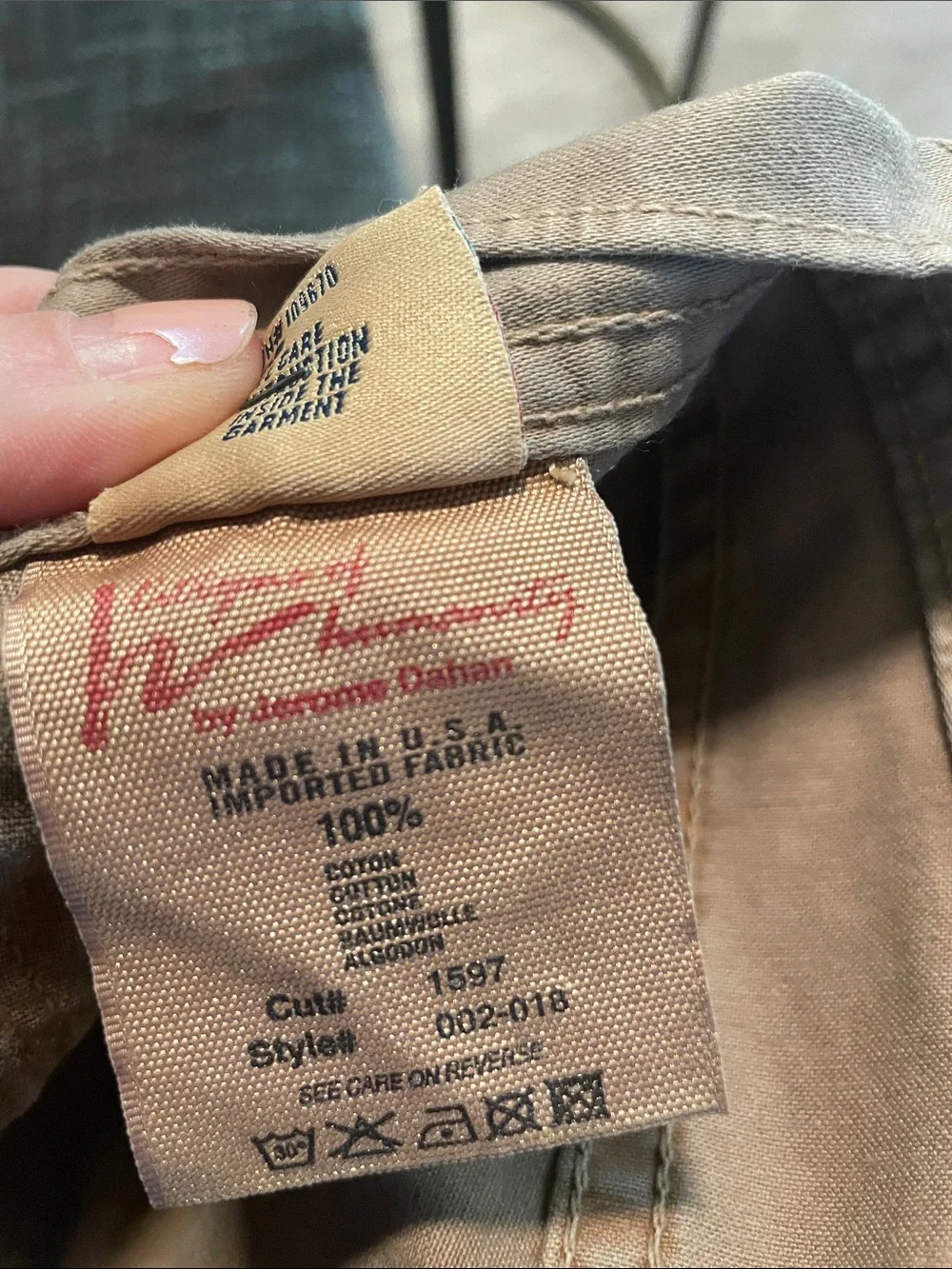 Citizens Of Humanity Tan Wide-Leg Flare Jeans size 24. New